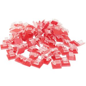 100PCS Self Adhesive Cable Clamps Clear Acrylic Cable Manager Cable Harnesses Wire Harnesses Cable Organiser Holders Cable Clamps Cable Clamps Acrylic Cable Manager Light Bar Mounting Clips
