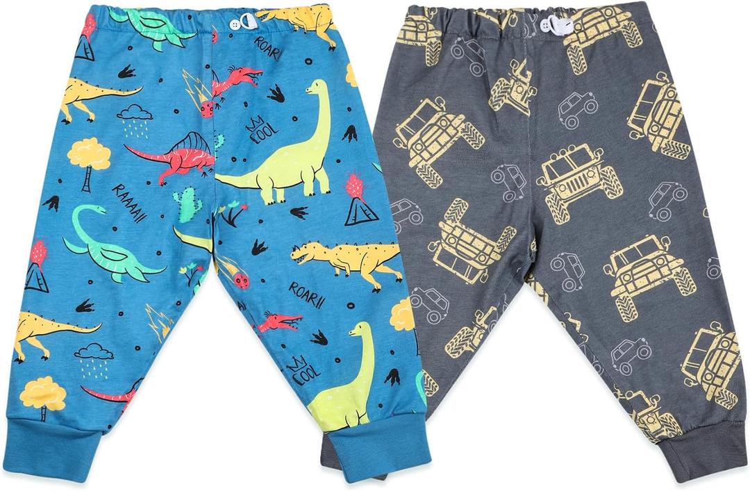 MOEMOE BABY Waterproof Diaper Pants for Potty Training 2 Packs Overnight Diaper Shorts for Toddler Boys and Girls, 3-5T