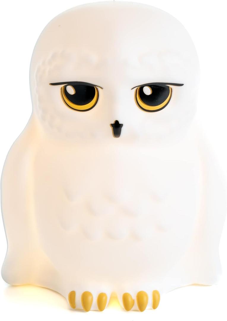 Paladone Harry Potter Hedwig Owl Night Light - Harry Potter Decor - Bedroom Night Light for Kids