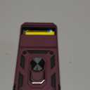 AYMECL for Pixel 8A Case with Camera Lens Cover,HD Screen Protector,Military Grade Drop Protection,Magnetic Ring Holder Kickstand Protective Phone Case for Google Pixel 8A,Wine Red