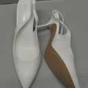 DREAM PAIRS Women's Heels Sling back Stiletto Pumps Shoes Pointed Closed Toe Kitten Heels Dress Bridal Elegant Wedding Sexy Party Size 8