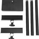 AUNMAS Adjustable Tabletop Easel Stand for Picture up to 29.7in Height 1.5in Depth Iron Picture Frame Stand to Display Art, Signs, Photos, Canvases