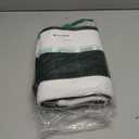 CAINANEL Black and White Striped Outdoor Rug 27.5X 43 inches Front Door Mat Hand-Woven Cotton Indoor/ Outdoor for Layered Mats, Welcome Mat, Porch, Farmhouse, Kitchen, Entry Way