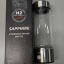 SAPPHIRE Hydrogen Water Bottle, 2025 Advanced 5th Generation SPE & PEM Technology, Portable & Rechargeable Hydrogen Water Bottle Generator, Chlorine & Ozone-Free, Stainless Steel 14oz