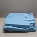 Step2 Folding Flip Seat, Lightweight Portable Outdoor Chair for Poolside, Camping, Beach, Boats, Tailgates, Durable Ground Chair with Back Support for Adults, Capri Blue