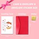 3 x LYMEQING Raunchy Valentines Day Card for Him Husband, Funny Valentines Day Card for Boyfriend Fiance (You're the Only Wiener I Want in My Bun)