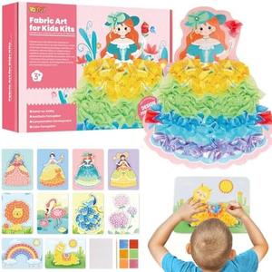 YOTOY Fabric Art Frenzy Toys for Girls Age 3 4 5 6 7 8 Years Old, Poke Art Kits, Fabric Art for Kids, Creative Puzzle Puncture Painting Toy Gift for Kid, Arts and Crafts for Kids Ages 6-8 Year Old, Set of 2 YOTOY Fabric Art Frenzy Toys for Girls Age 3 4 5 6 7 8 Years Old, Poke Art Kits, Fabric Art for Kids, Creative Puzzle Puncture Painting Toy Gift for Kid, Arts and Crafts for Kids Ages 6-8 Year Old, Set of 2