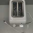 Cuisinart CPT-122 2-Slice Compact Plastic Toaster, Slots for Bagels & Bread, 7 Shade Settings, Cancel/Defrost/Reheat Functions, Removable Crumb Tray, Small Kitchen Appliance for Home & Office, White