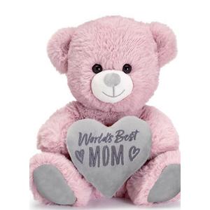 Worlds Best Mom Bear, Pink