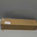 Black Curtain Rod 32 to 58 Inch (2.6-4.8 ft), USFOOK 7/8 Curtain Rods for Windows 20 to 54 Inch, Telescoping Splicing Drapery Rods with Twisted Cage Finials