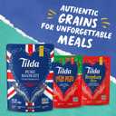 Tilda Ready to Heat Pure Basmati Rice, Convenient Microwaveable Rice, 8.5 Ounce Pouch (Pack of 6), BBD: 09/2024