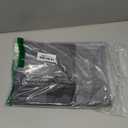 Aofmee Placemats, Placemats Set of 6, Heat Resistant Place Mats, Washable PVC Table Mats, Woven Vinyl Plastic Placemats for Dining Table, Non-Slip Stain Resistant Kitchen Table Placemats Easy to Clean (Black)