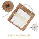 Lion bear 10 Pack Reusable Colored Organics Baby Washcloths, Soft Absorbent Organic Cotton Washable Saliva Towel Face Wipes, Newborn Bath Face Towel, Natural Baby Wipes for Sensitive Skin (White)