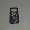 Case for iPhone 17 Pro - Slim Fit Anti-Scratch Phone Case for Girl Women - Stained Glass Lily Valley Wild Flower (Glossy)