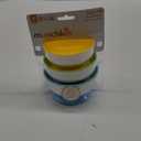 Munchkin Stay Put Suction Bowls for Babies and Toddlers, 3 Pack, Blue/Green/Yellow
