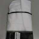 Furlinic No Hook Shower Curtain Fabric,White Waterproof Shower Curtain or Liner Hotel Spa Luxury,Washable Cloth Decoratvie Bathroom Curtains with 10 Plastic Split Grommets,72'' W x 72'' L