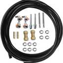 FLK-38 Automotive replacement fuel lines Repair Kit 3/8" (10mm), Nylon Fuel Line Tubing Kit, Nylon fuel line repair kit, High-Performance Tubing for Fuel System Repairs and Upgrades, 23 Pack, Black.