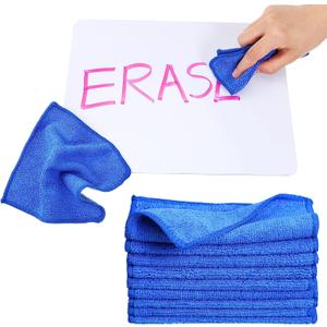 Tanlade Microfiber Cleaning Cloth 6"x6" Cleaning Rags Reasonable Kitchen Towels Microfiber Towels Cars Wash Dry Erase Cloth(Blue, 30 Pcs)
