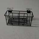 2 Pcs Shower Shelves, Black Metal