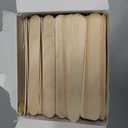Darice 500 Pcs Popsicle Sticks for Crafts, 6" Natural Color Wooden Craft and Waxing Sticks - Classroom Supplies, STEM DIY Art, Ages 3+