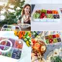 Puccino's Kitchen Snackle Box Container; 1 Pack; Microwave and Dishwasher Safe; Versatile snack box; Serving tray; Ideal Lunchable Container; snack box container serving dish; adult bento box