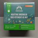 Amazon Brand - Mama Bear Boy's Nighttime Underwear for Bedwetting, Overnight Protection, Hypoallergenic, Soft, Breathable, Size S/M (38- 5lbs), 44 Count, White