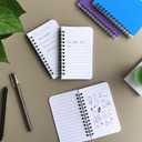 6 Pack Small Spiral Notebook Pocket Notebook 3x5 Spiral Notepads With Lined Pages, Small Top Spiral Notebook Little Mini Memo Steno Note Pads for Outdoor Home Office College School