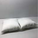Hometex Throw Pillow Insert 17" x 17" Polyester Filled Standard Cover (2 Pack)