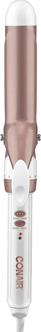 Conair Double Ceramic 1 1/4-Inch Curling Iron, 1  inch barrel produces loose curls  for use on medium and long hair