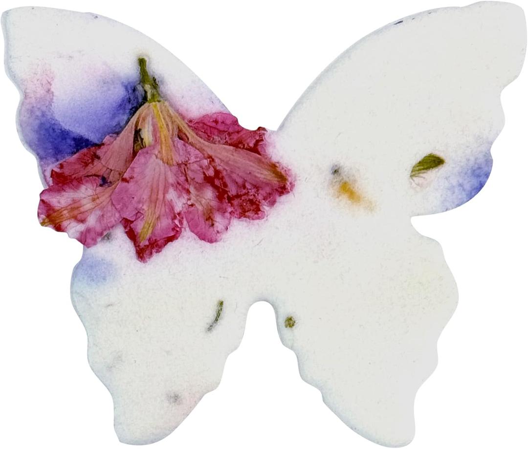 50 pcs Small Seed Paper  Pink and Purple Plantable Wildflower Butterfly for Bridal Shower, Wedding Gift, Birthday, Mother's Day & Other Milestone Celebrations