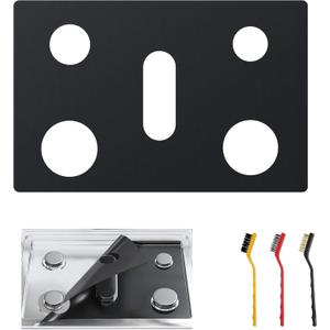 Stove Top Protector PLUS for Whirlpool Gas Range - 1 Pc 5 Burners (PLUS Version) Spill Guard Liner, Only Compatible with WFG550S0HB/WFG550S0HW/WFG550S0HV/WFG550S0LW/WFG550S0LB/WFG550S0LV