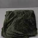 Utopia Bedding Fleece Blanket Full Size Olive 300GSM Luxury Fuzzy Soft Anti-Static Microfiber Bed Blanket (90x84 Inch)
