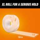 2 x Gorilla Tough & Clear Double Sided Mounting Tape, Clear Tape, 1" x 150" (Pack of 1) - Weatherproof for Indoor or Outdoor