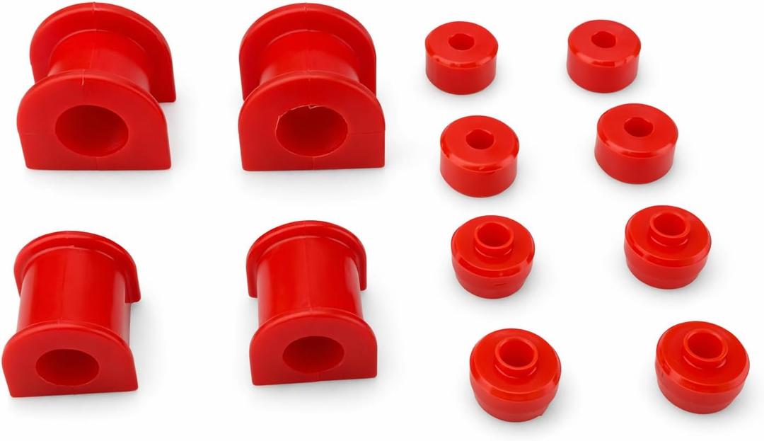 Front & Rear Sway Bar Bushing Kit for 1996-2009 Toyota 4Runner, 2003-2009 Lexus GX470, 26mm Front & 19mm Rear, Polyurethane, Replaces 8.5141R & 8.5142R