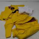 Boys Suit Kids Suits Tuxedo for Boys Toddler Vest Pants Set Ring Bearer Outfit Dress Clothes (14 Years, 5pc-yellow)
