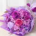 BestFlower Mothers Day Flowers Bouquet Gifts for Mom,Roses Bouquet Gifts for Women Mom Wife from Daughter,Fresh Flowers for Delivery/Purple Rose