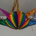 Mexican Piñata (X-Large 34 inches) - Rainbow Piniata - Authentic Handmade Foldable Large Pinata for Birthday Party - Piñatas para Cumpleaños - Mexican Star Pinata - Cinco de Mayo Pinatas