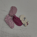 Gerber Baby Girls' 4-Pack Mittens (Newborn, Ivory,yellow,blue,peach Pink)