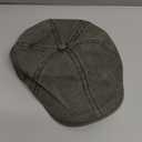 VOBOOM Cotton Washing Flat Cap Cabbie Hat Gatsby Ivy Irish Hunting Newsboy (One Size, Washed Army Green)