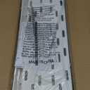 SPACEKEEPER Slim Rolling Storage Cart 4 Tier Bathroom Organizer Mobile Shelving Unit Utility Cart Tower Rack for Kitchen Laundry Narrow Places, White