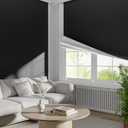 Portable Blackout Curtains for Bedroom - 100% Blackout window cover for Travel, Baby Nursery, RV - No Drill, Waterproof, Lightweight Stick On Window Cover with Hook & Loop Tape (42" x 60")