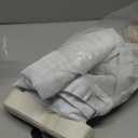 Cat Screen Door, Extra Tall Cat-Proof Mesh Gate, Fit Door Size 30'' x 80'', Anti Scratch Mesh with Zipper Closure, for Living Room, Kitchen, Bedroom (White, U-Shaped)