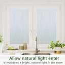 Frosted Glass Window Privacy Film, Static Cling, Non-Adhesive UV & Heat Blocking Anti-Glare Window Clings, Removable Reusable Stickers for Home Bathroom Office, 35.4" x 157.5"