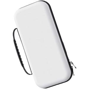 GDAKJASD Game Console Carrying Case for Nintendo Switch oled, Portable Gaming Console Storage Bag, Games Organizer Storage Case, Shockproof Anti Fall Protective Cover,B White (normal)