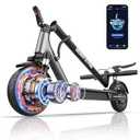 WERHY Electric Scooter for Teens and Adults, 350W Powerful Motor, 19 MPH Max Speed, 16 Miles Long Range, 8.5" Folding E Scooter with Dual Braking, Smart APP