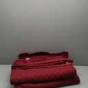 Velvet Bedspread Quilt Bedding Sets,Luxury Elegant Ultra Soft Velvet Comforters Coverlet Blankets,Weave Stitching Pattern Quilted Bedspread for All Seasons,Red,Queen Size (Queen (90 by98inch), Burgundy)