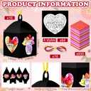 Maitys 16 Sets Mother's Day Paper Lantern Craft Kits DIY, Handmade Gift Best Mom Heart Shaped Floral Patterns Lanterns with Colored Tissue Paper for Party Home Activities Ornaments