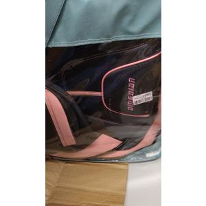 LK Full Set Car Seat Covers for Front Seats and Rear Seats, Luxury PU Leather Car Seat Pads Protectors Waterproof for Most Sedan SUV (Black and Pink)