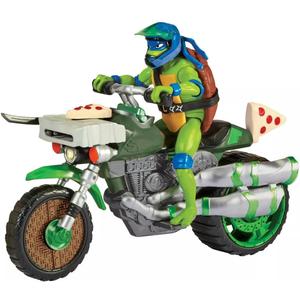 Teenage Mutant Ninja Turtles: Mutant Mayhem Ninja Kick Cycle with Exclusive Leonardo Figure by Playmates Toys