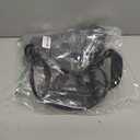 Clear Backpack for Stadium Events Clear Backpack 12x12x6 with Front Pocket for Concert Sport Fashion Women Backpack Events Work Travel (Black)